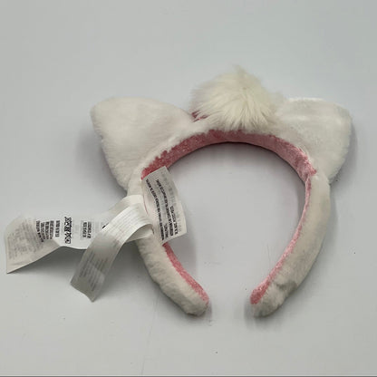 Disney Marie Cat Ear Headband with Pink Sequin Bow