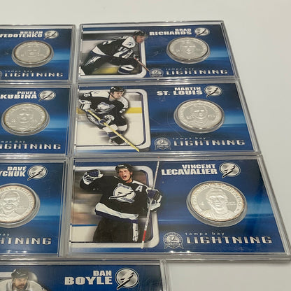 2004 Highland Mint Commemorative 7 Coin Set Tampa Bay Lightning