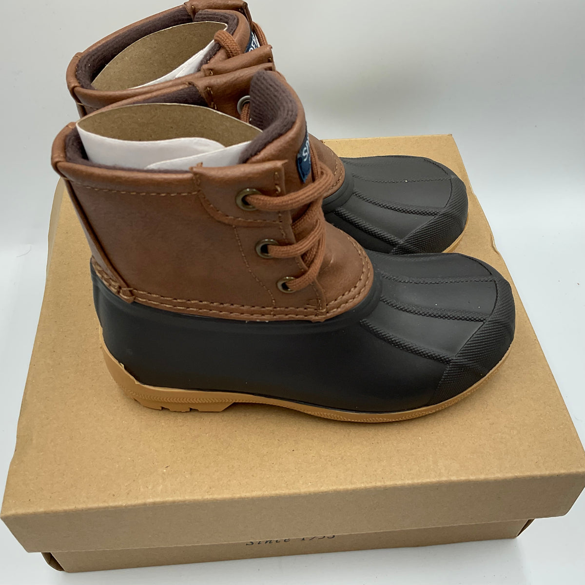 Sperry Port Duck Boots Boys Size 9M