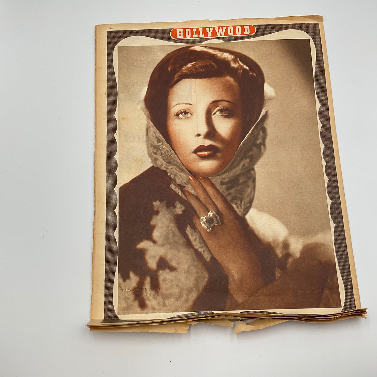 Vintage Italian Film Magazine Hollywood Dated June 23,1949