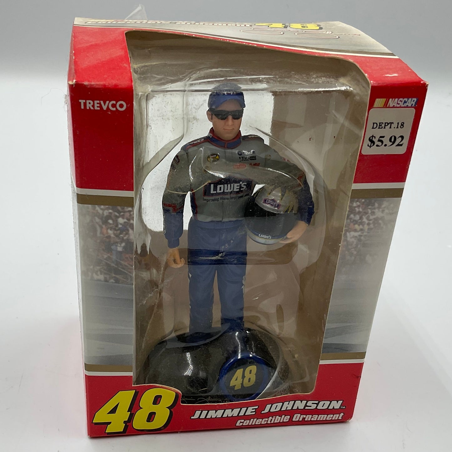 NASCAR Jimmie Johnson Collectible Ornament Unopened