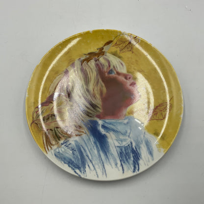 Frances Hook Collector Plates, Lot of 3, Child Portait Wall Plates Decor