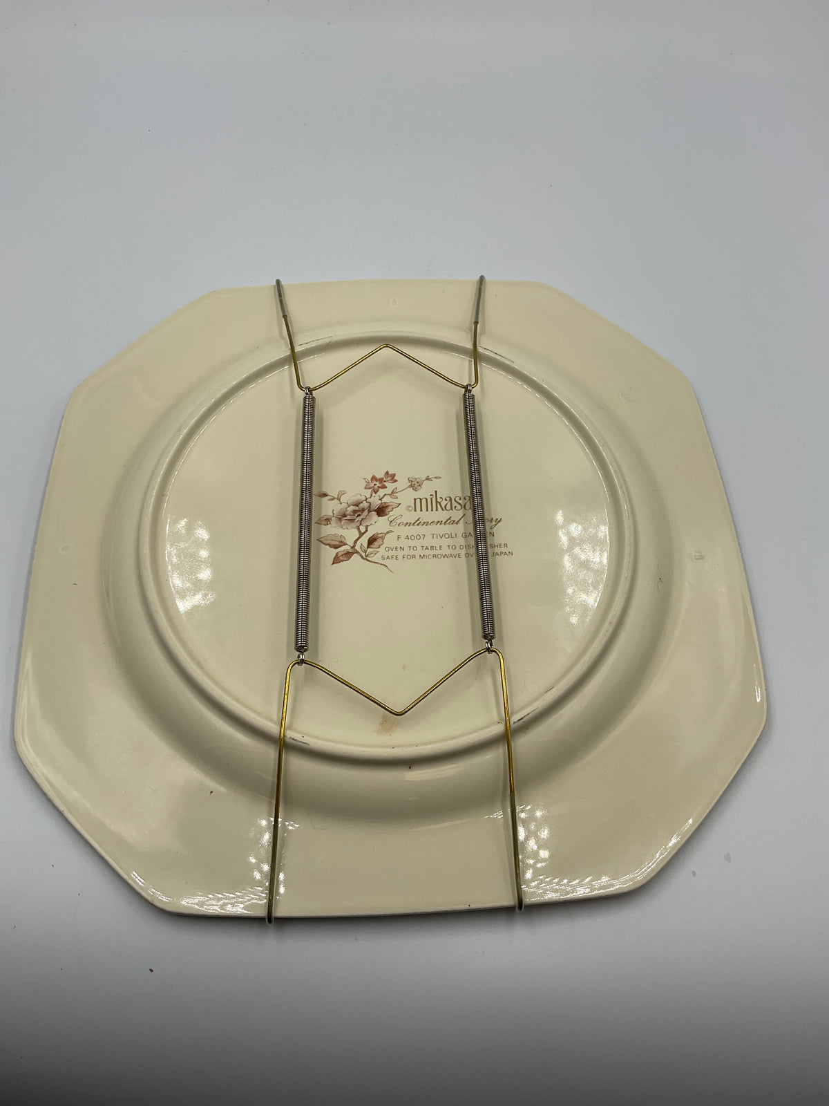 Mikasa Floral Octagonal Dinner Plate
