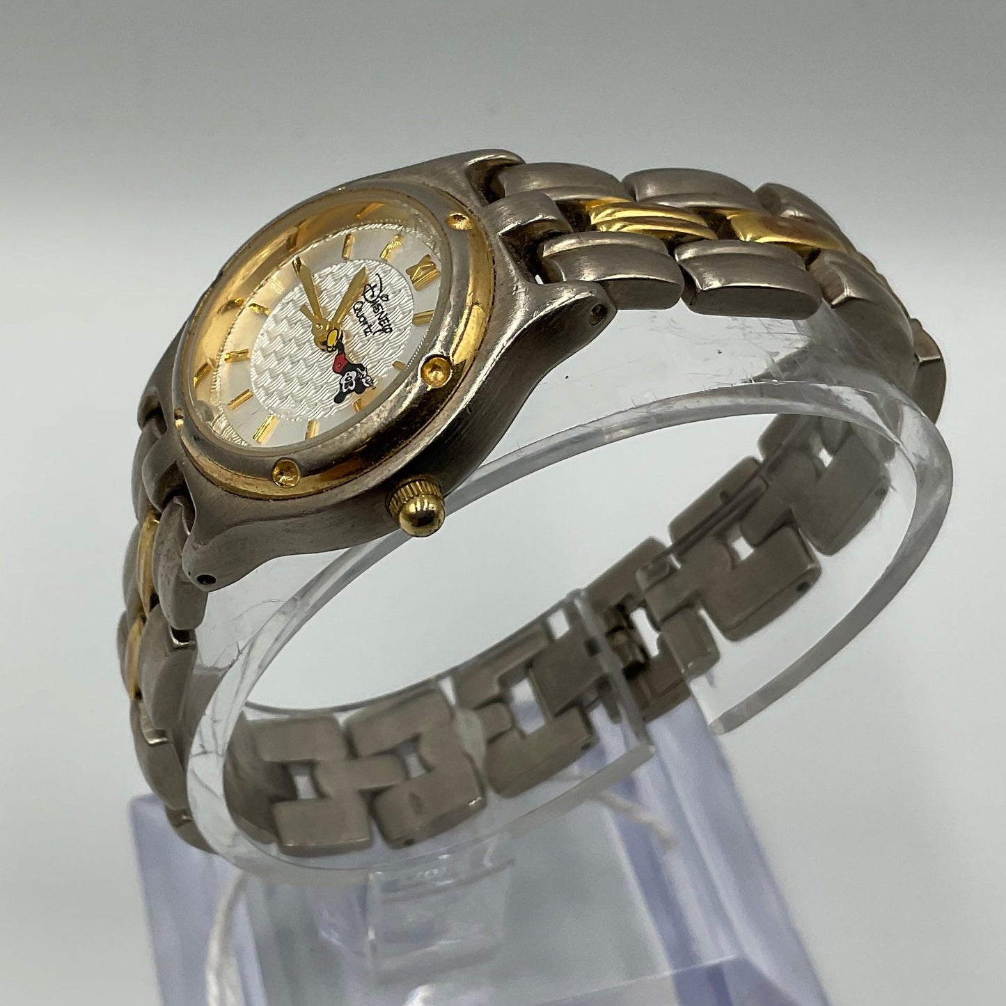 Disney Time Works Mickey Mouse Watch New Battery Working Condition