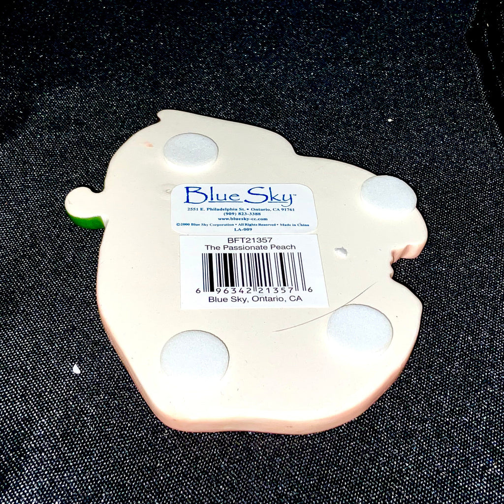 Blue Sky Peach Clay Work