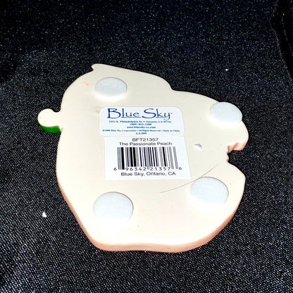 Blue Sky Peach Clay Work