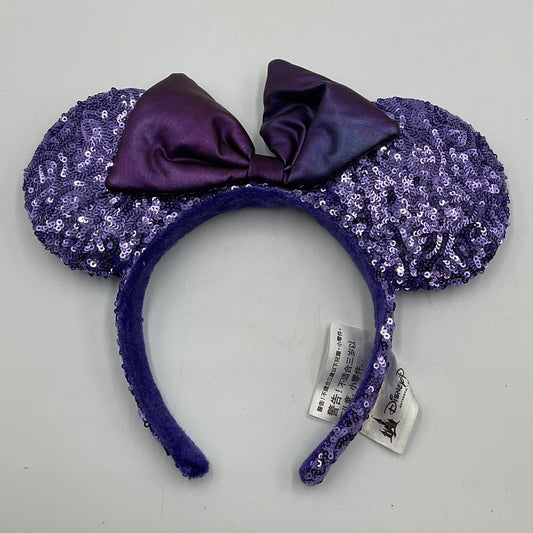 Disney Parks Minnie Mouse Ears Purple Potion Sequin Headband