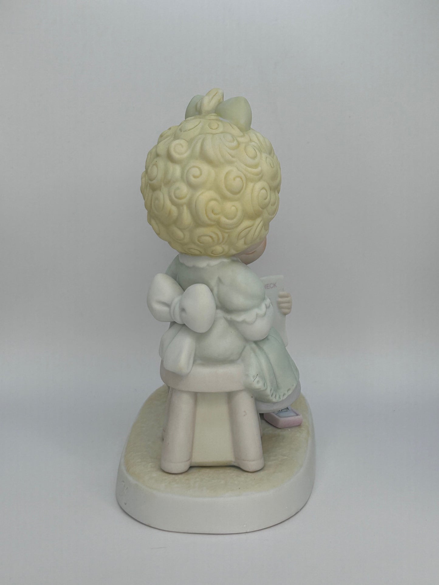 Precious Moments Vintage 1988 Wishing You A Perfect Choice Porcelain Figurine Orig Box