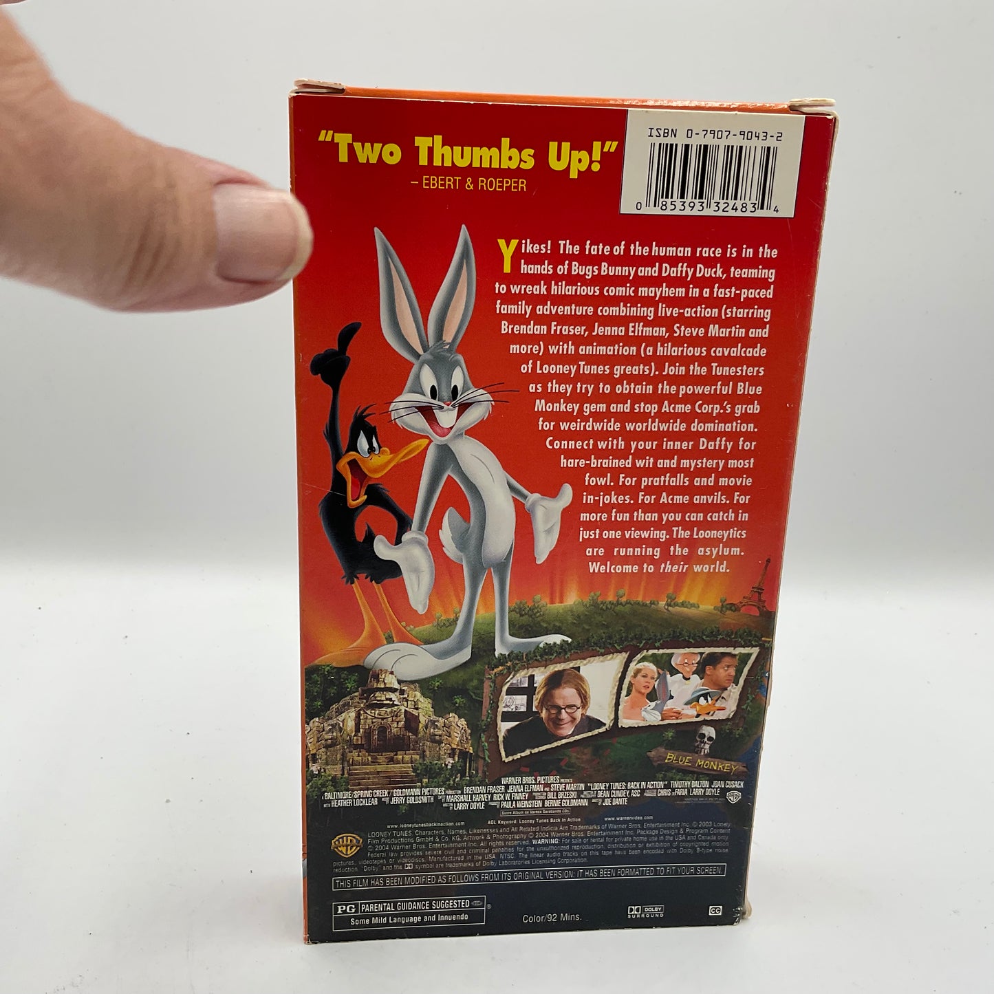 WB Looney Tunes Back In Action VHS Tape