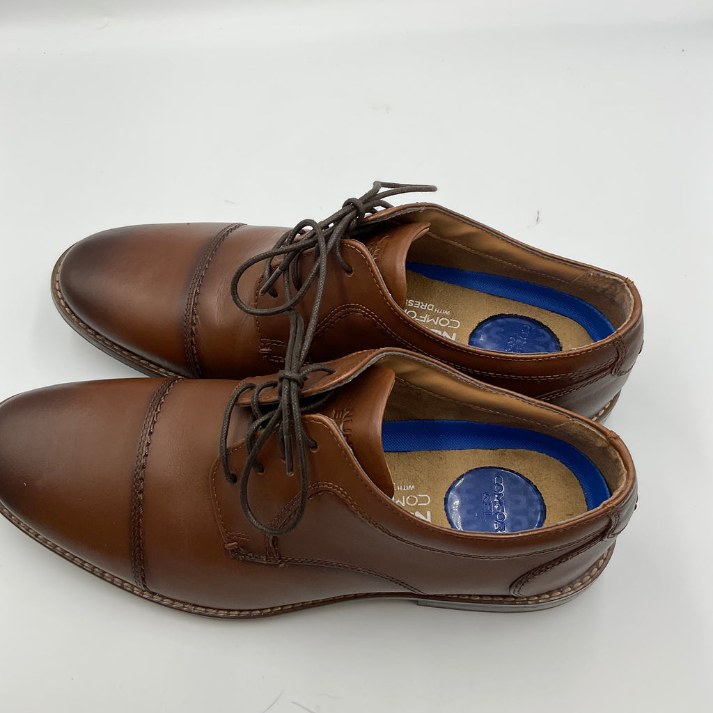Nunn Bush Brown Leather Oxford Dress Shoes Men’s Size 9.5 M
