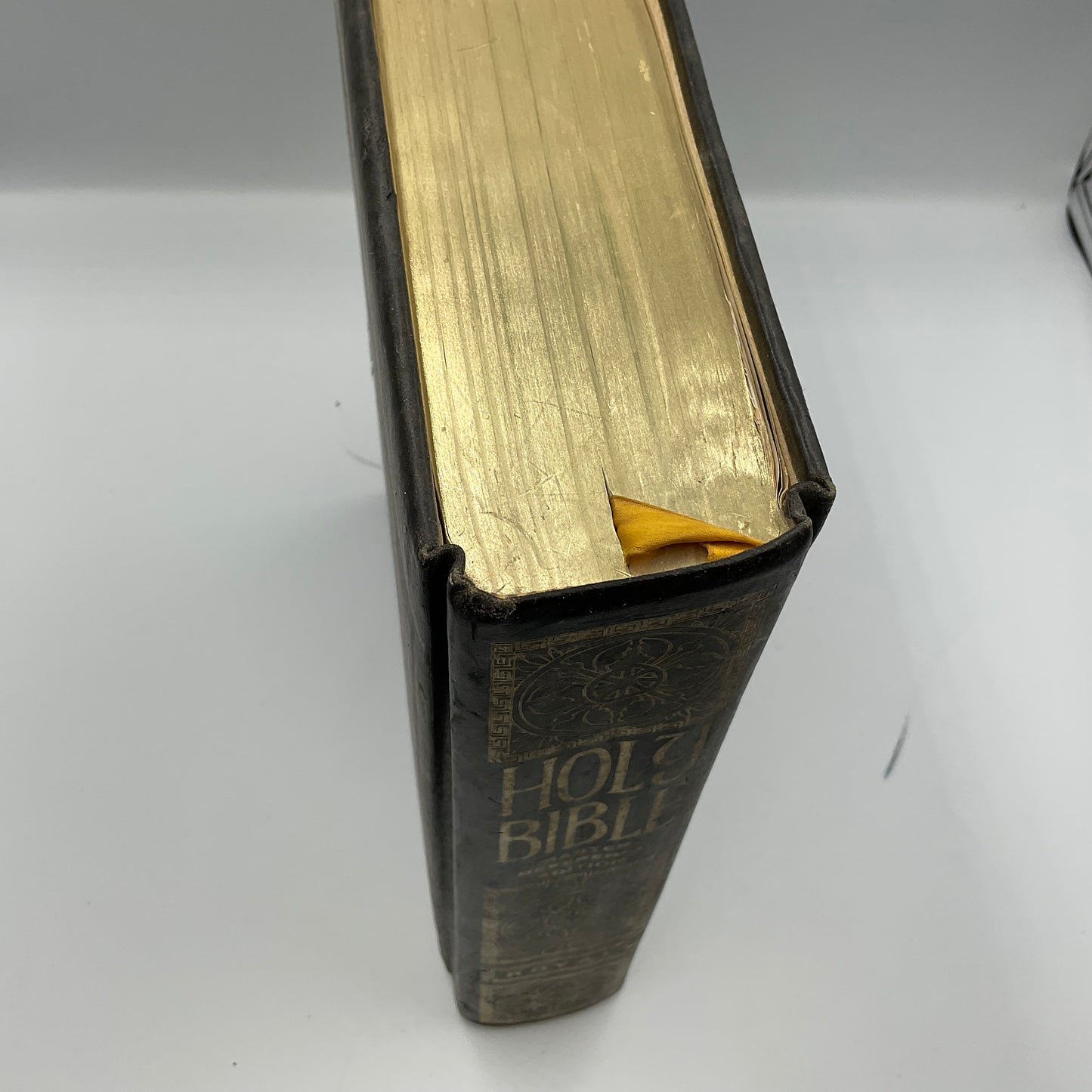 Vintage Holy Bible King James Version KJV Red Letter Gold Seal Edition