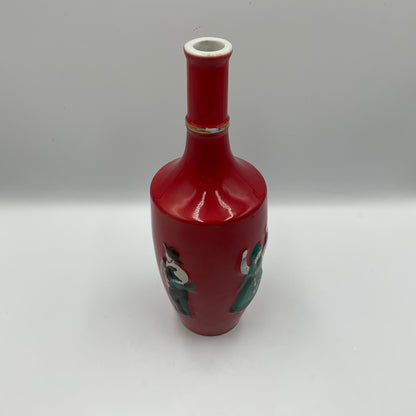 Vintage Ceramic Figural Decanter Decorative Bottle