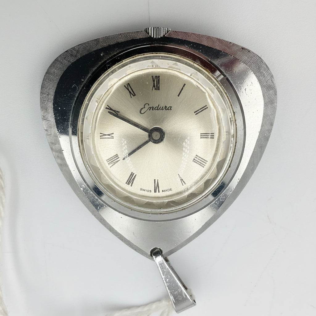 Endura Swiss Made Vintage Pendant Windup Watch