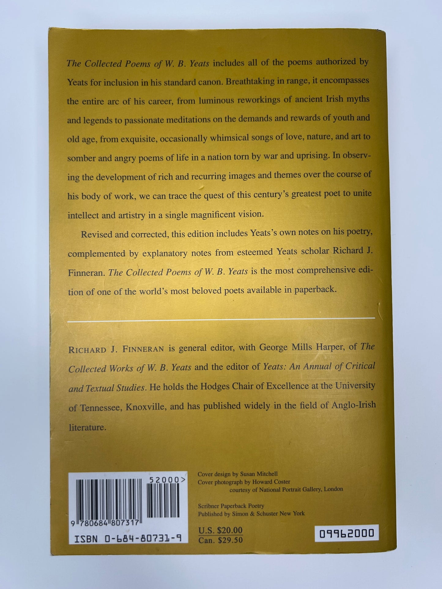 The Collected Poems of W.B. Yeats Revised Second Edition