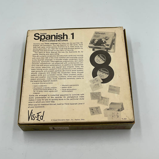 Think Spanish with Cards & Records Level 1 Vis-ED