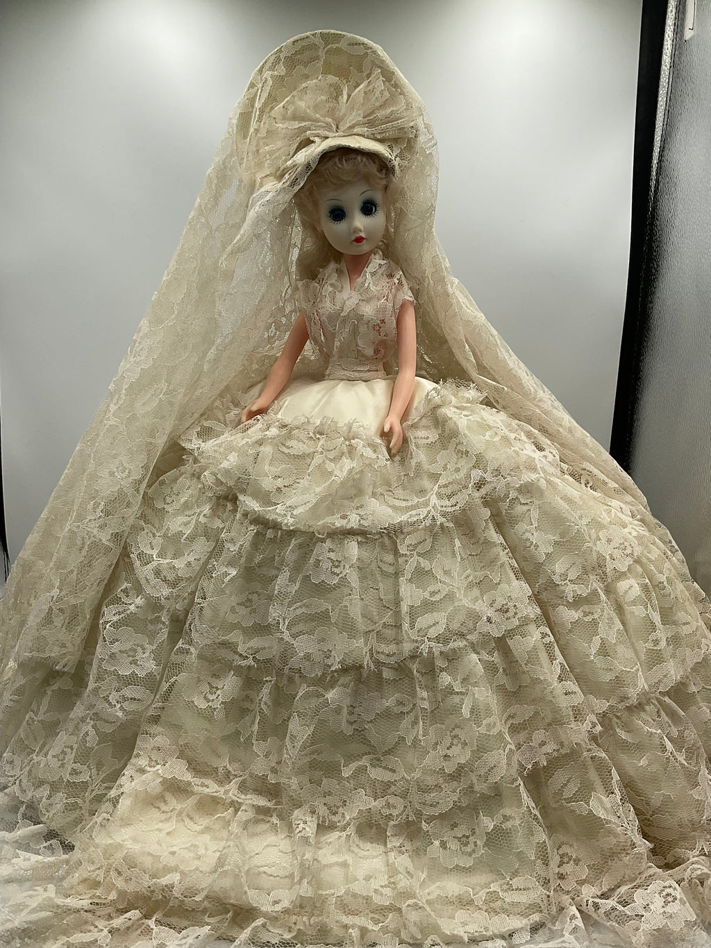 Creepy Doll Bridal Boudoir Bed OOAK Blythe Doll Style