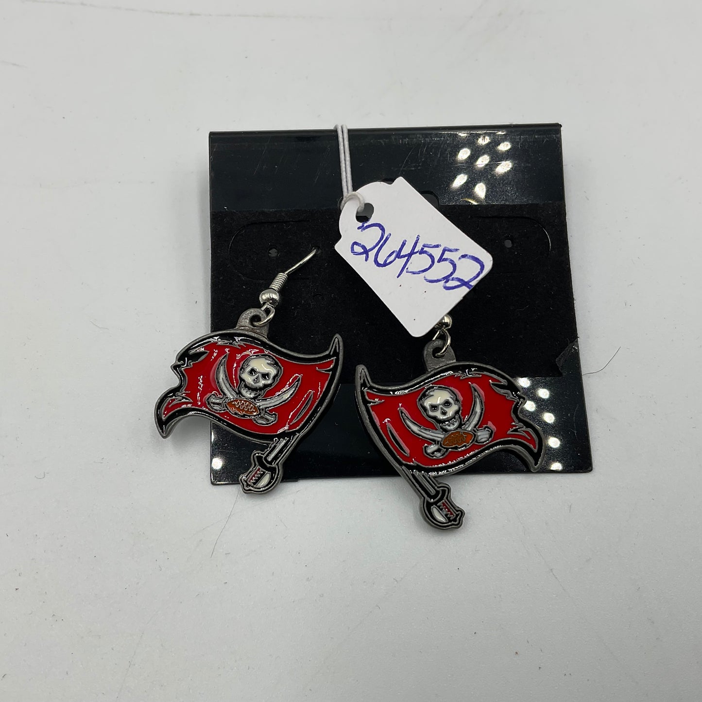 Tampa Bay Buccaneers NFL Hook Earrings Style 2