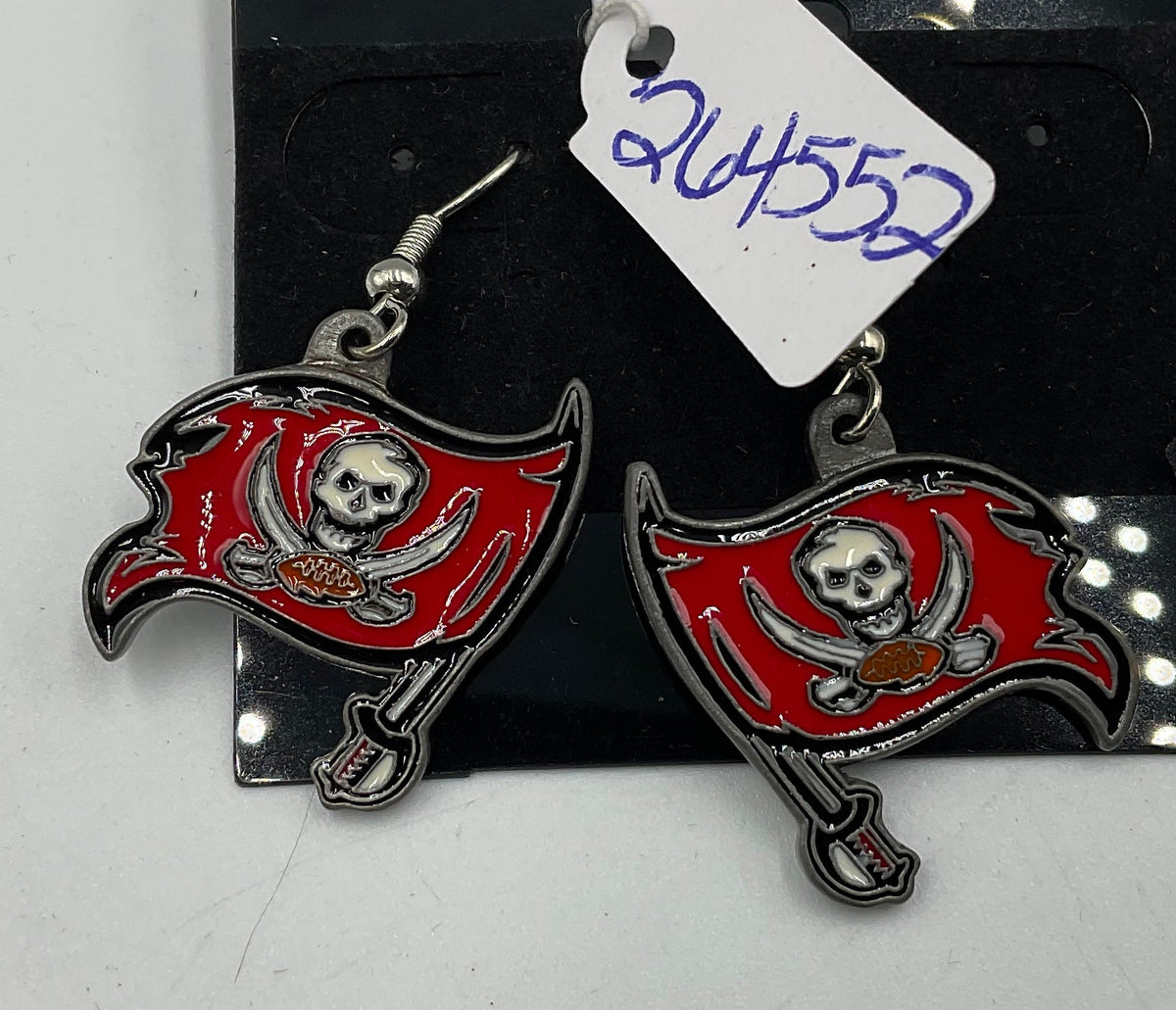 Tampa Bay Buccaneers NFL Hook Earrings