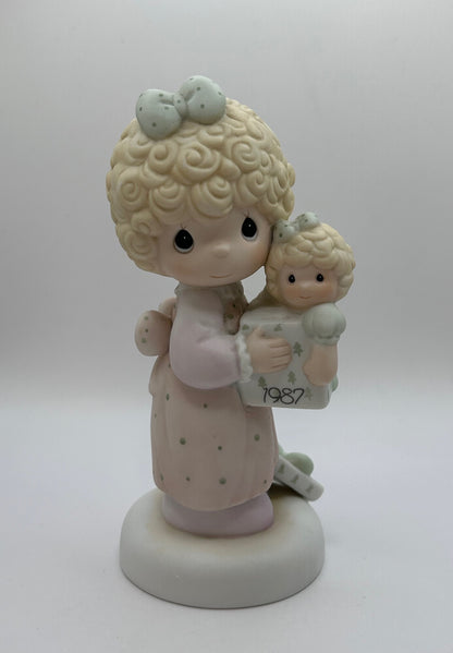 Precious Moments Vintage Special 1987 Issue Love Is The Best Gift Of All