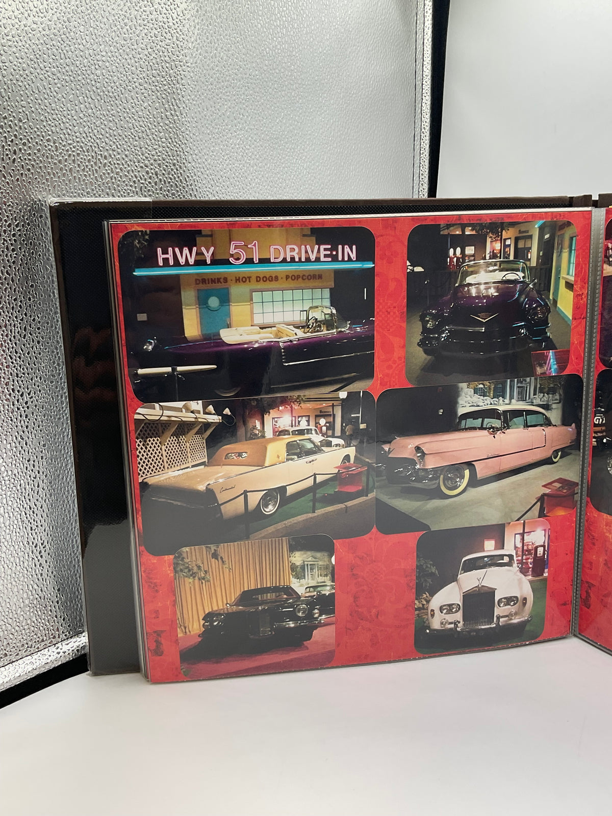 completed, vintage Graceland & Memphis vacation photo scrapbook