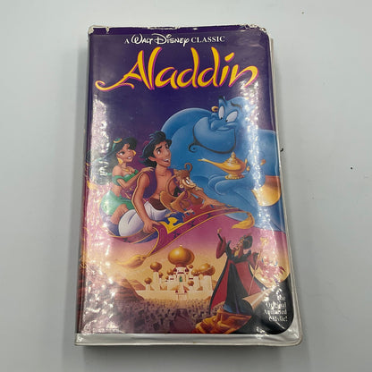 Walt Disney Classic Aladdin Vintage VHS Video Tape Movie