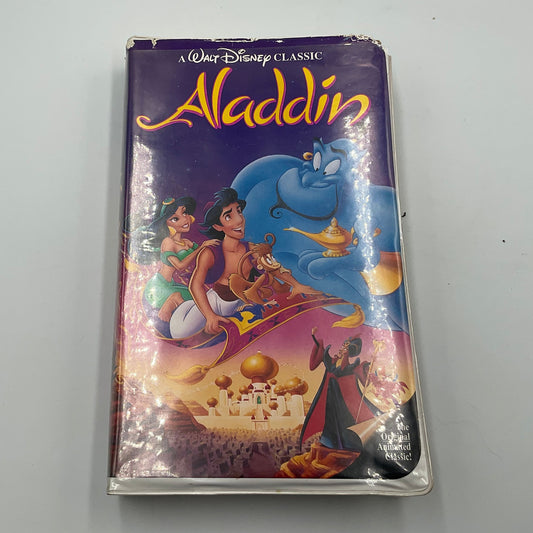 Walt Disney Classic Aladdin Vintage VHS Video Tape Movie