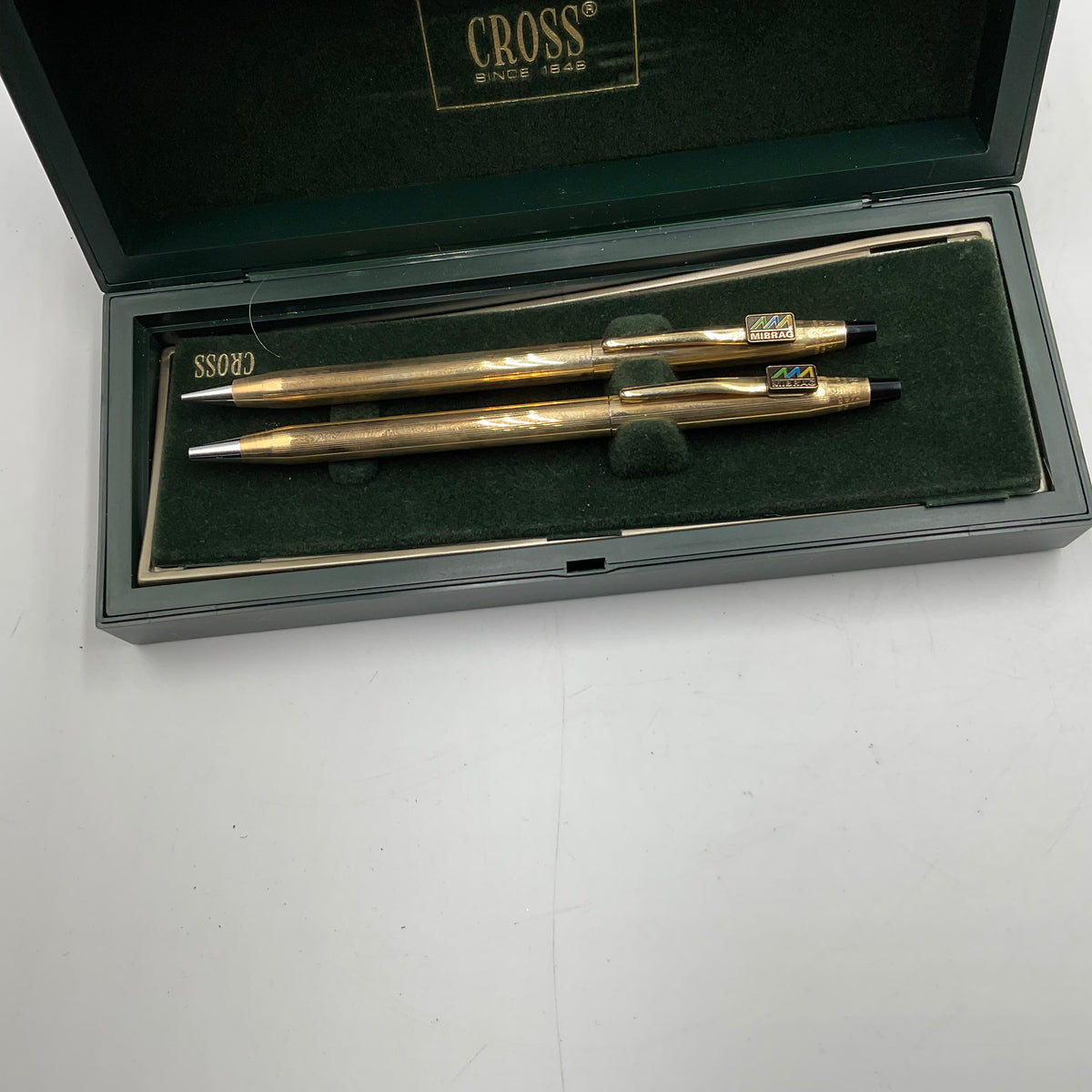 Vintage Cross Ball Point Pen Set In Original Box