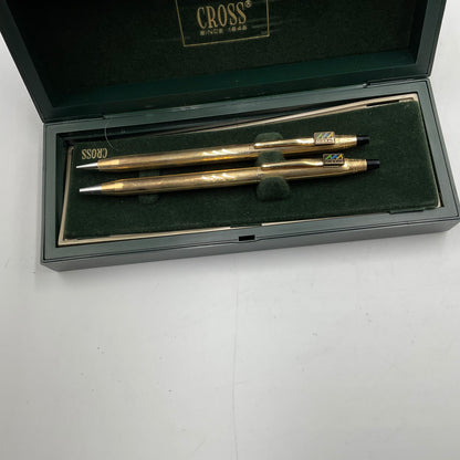 Vintage Cross Ball Point Pen Set In Original Box