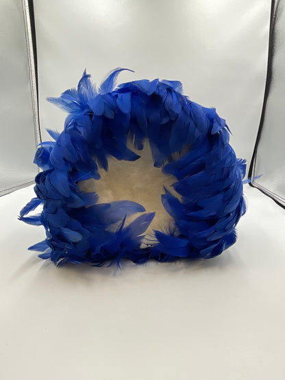 Vintage Hawaiian ʻUlīʻulī Feathered Coconut Rattle