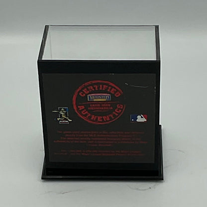 Hideki Matsui Certified Authentics Mounted Memories Game Used Infield Dirt