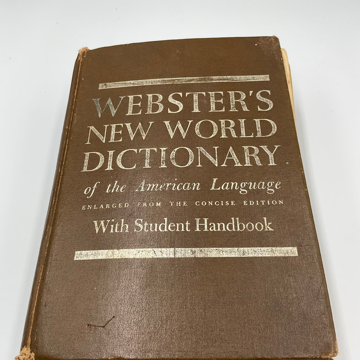 Vintage Webster's New World Dictionary Senior Edition With Student Handbook