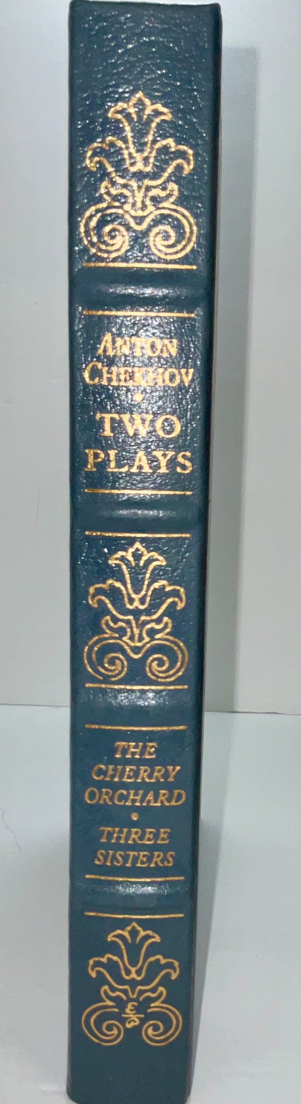 Two Plays Anton Chekhov The Cherry Orchard Three Sisters Vintage 1977 Easton Press 100 Greatest Books