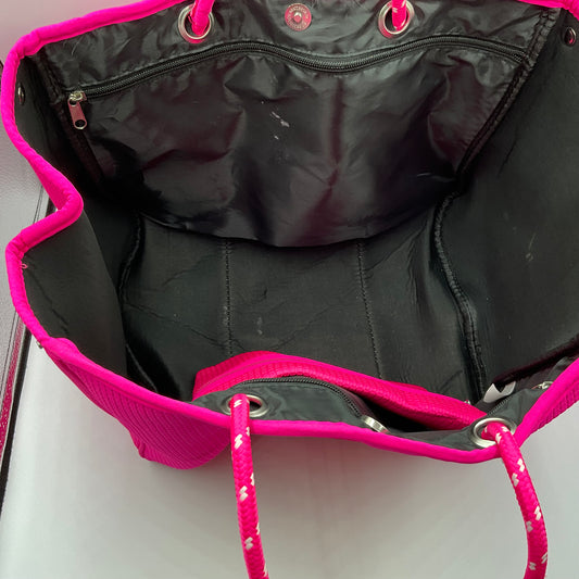 No Boundaries Neoprene Beach Tote Pink