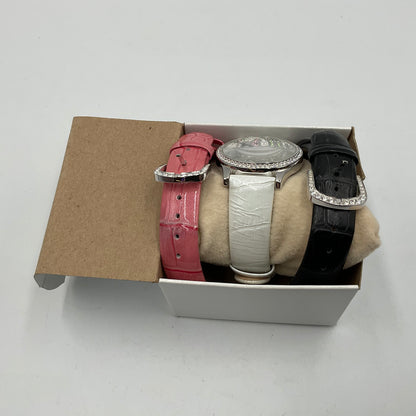 Victoria Wieck Beverly Hills Crystal Humming Bird Leather Band