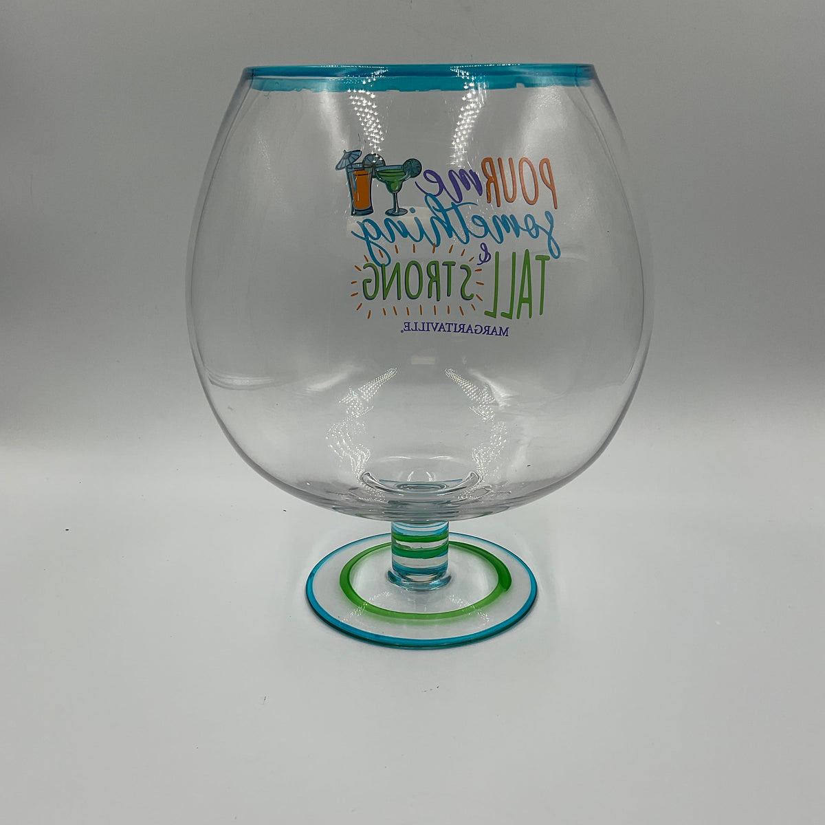 Margaritaville Cocktail Fishbowl Drinkware Beverage Goblet New in Box