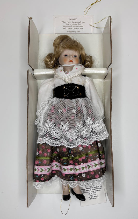 Gorham Around the World Germany Doll Marla Vintage 1985