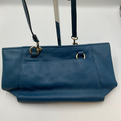Coach Blue Pebbled Leather Purse