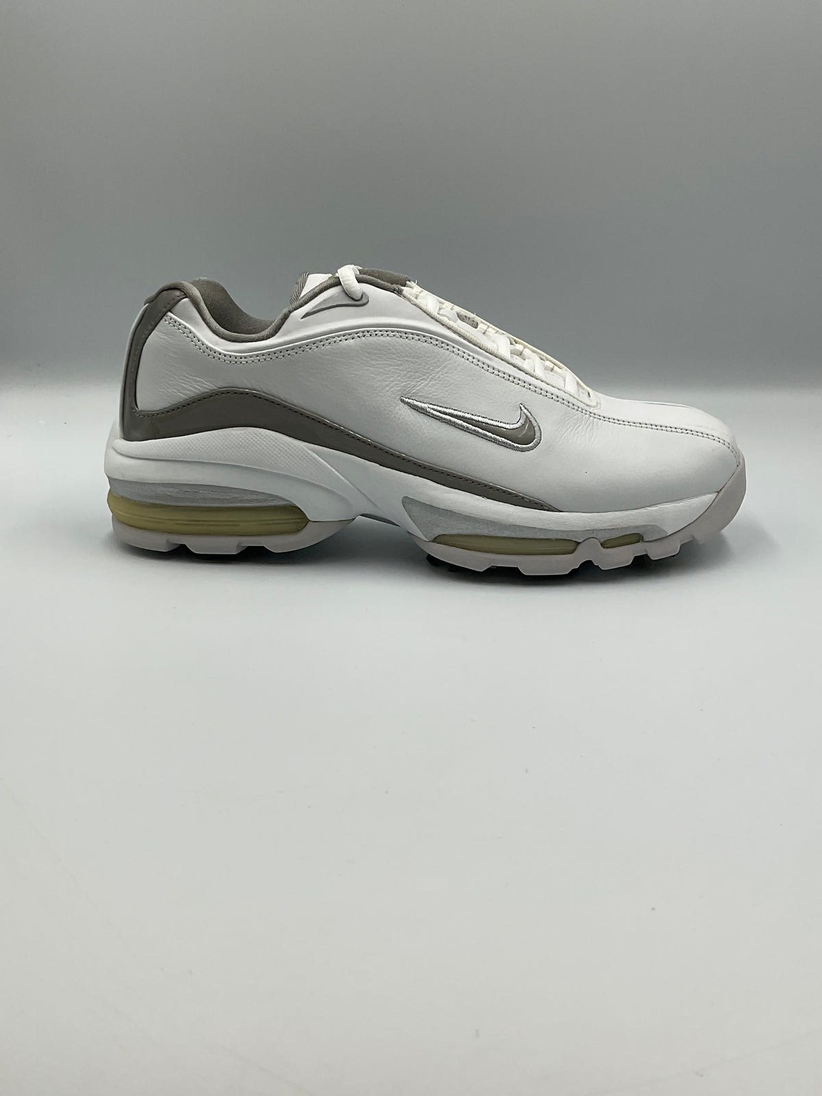 Nike WMNS Air Max Sport Plus Golf Shoes 307428-101 White Metallic Silver