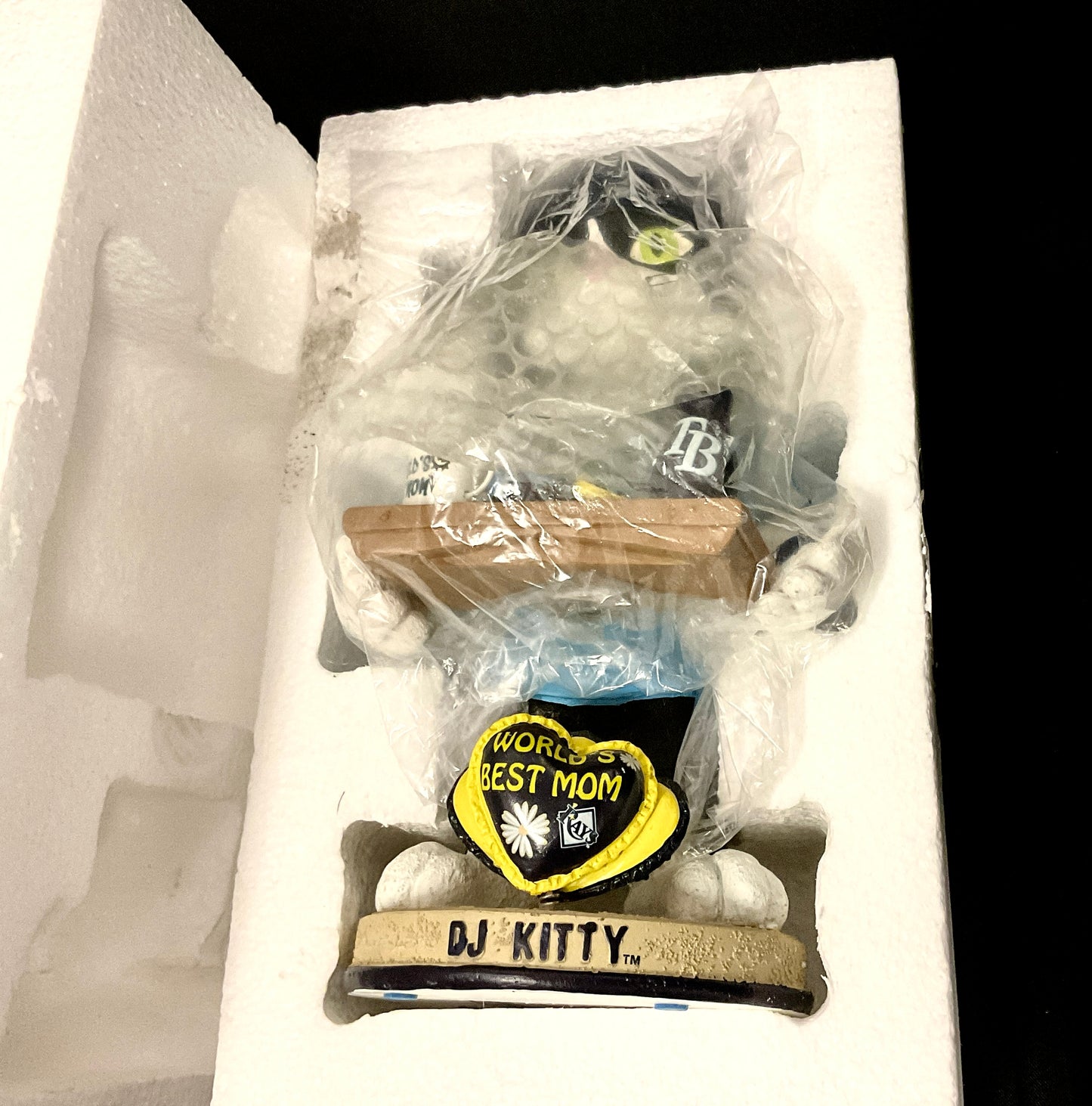 Mother's Day 2014 Limited Edition "Bobble of the Month" Collectible Bobblehead Featuring DJ Kitty The Mascot for the Tampa Bay Rays