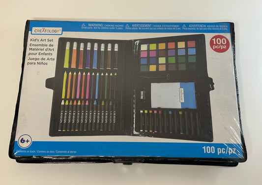 Kids 100 Piece Art Set by Creatology New in Box