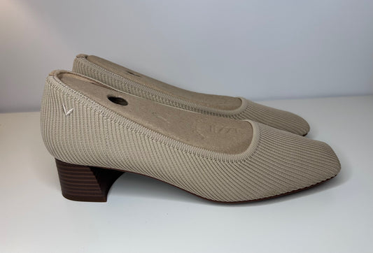 Vivaia Melody Pro Square-Toe Chunky Heel Women's Shoe Size 42 10.5 Almond Color 4.5cm/1.77” Heel