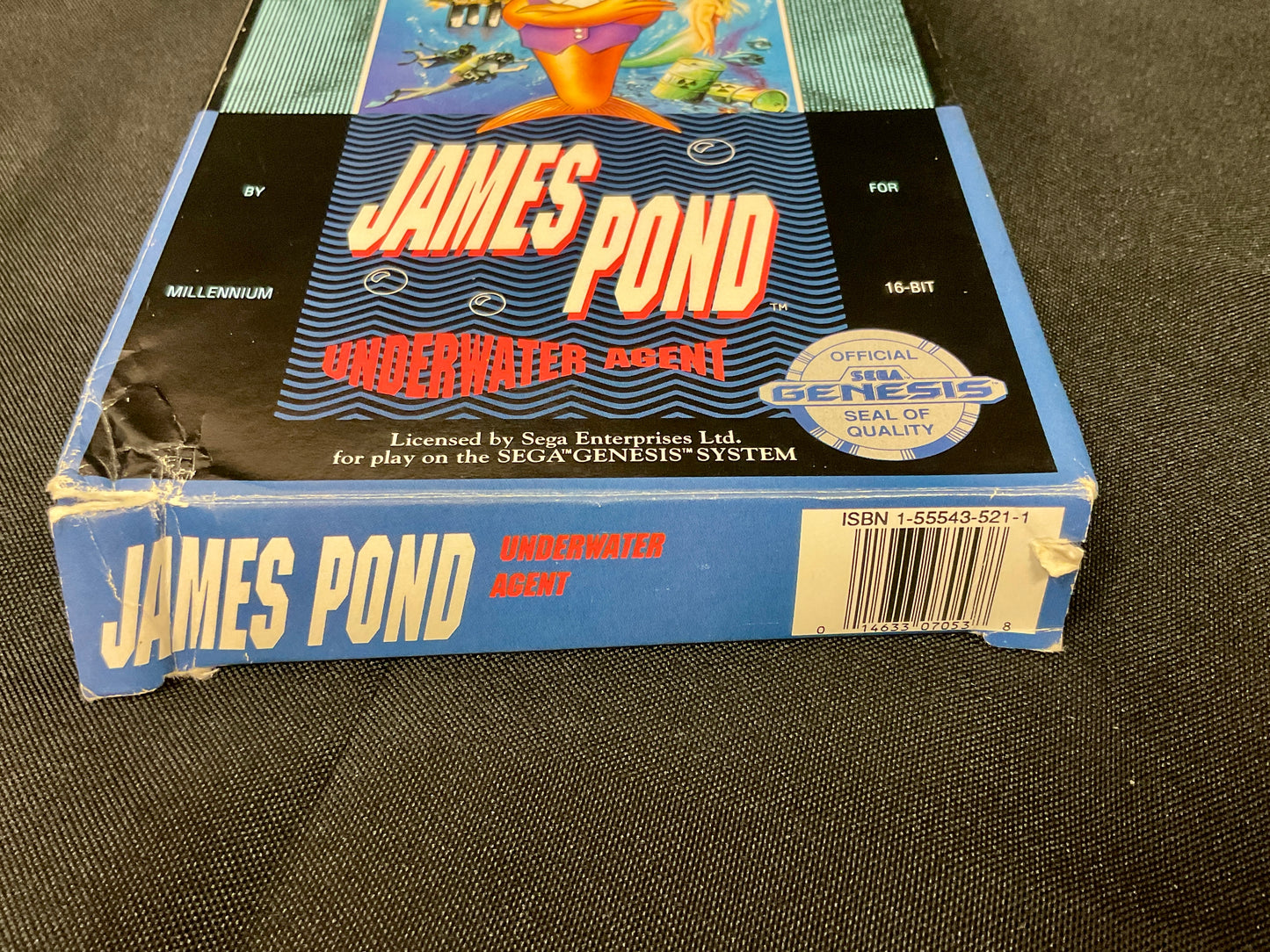 James Pond Undercover Agent Official Sega Genesis Game