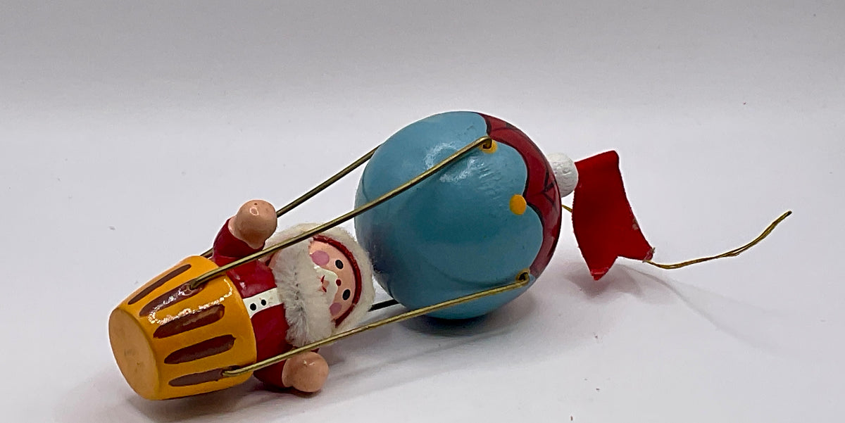 Gallery Originals Vintage Santa Claus Balloon Christmas Holiday Ornament with Original Box
