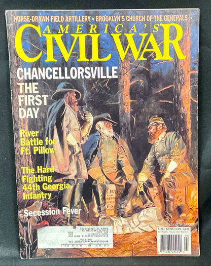 America's Civil War Magazine Vintage March 1996 Vol 9 #1 Chancellorsville