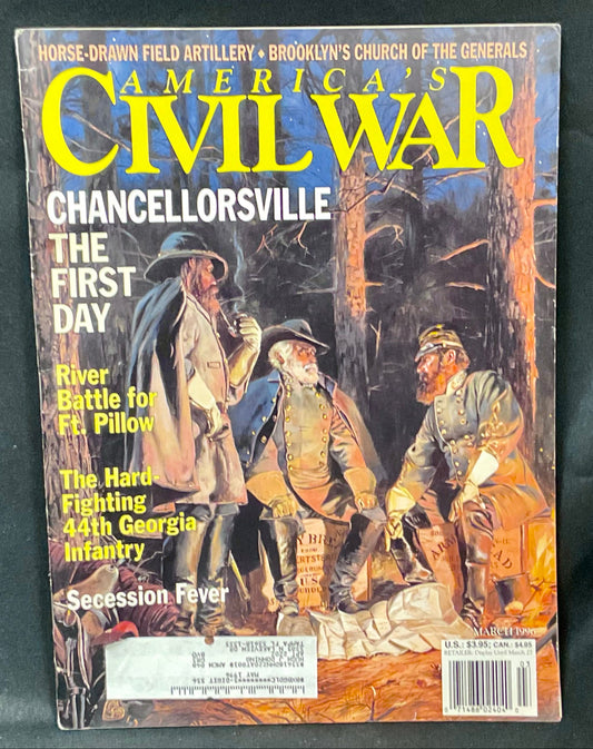 America's Civil War Magazine Vintage March 1996 Vol 9 #1 Chancellorsville