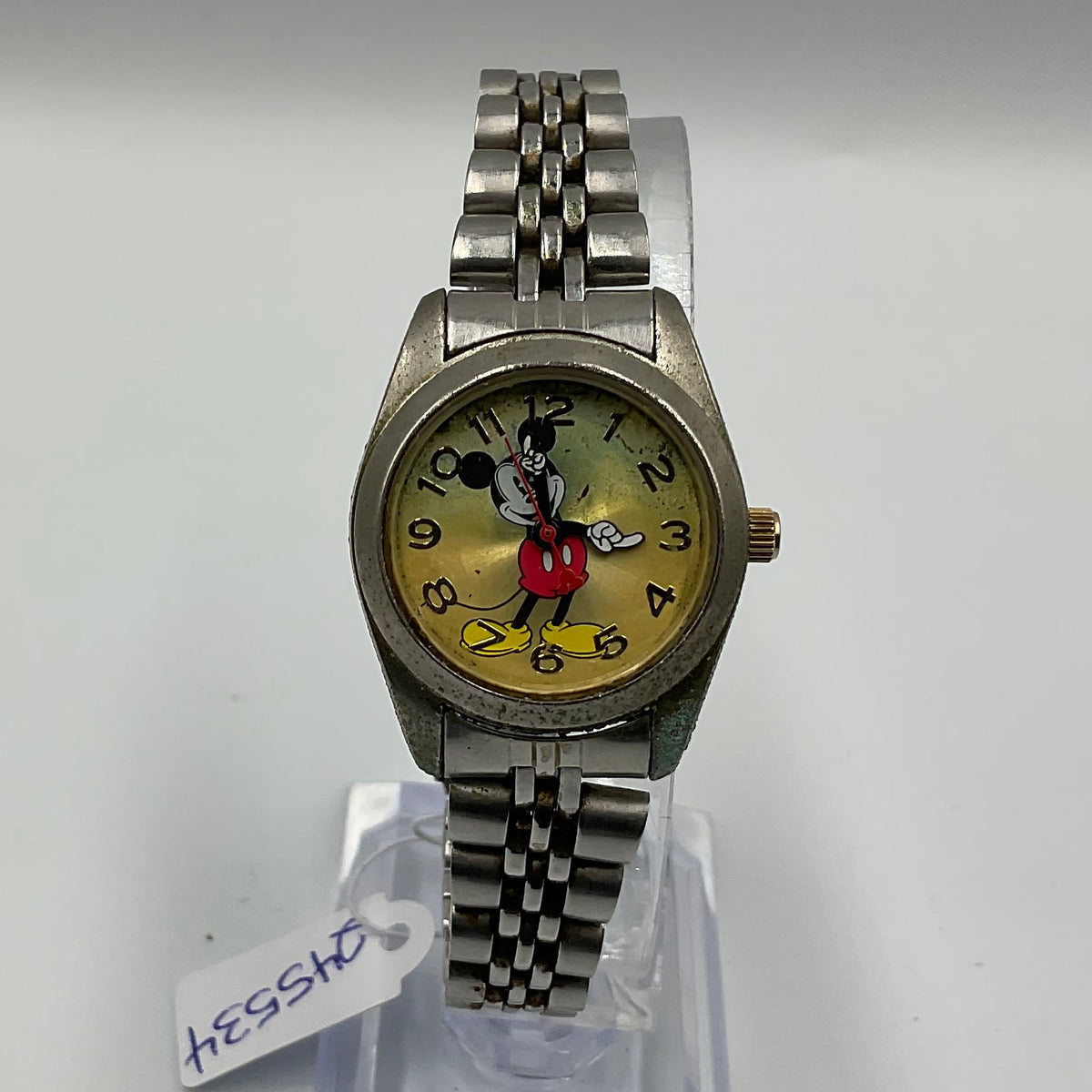 Disney Vintage Mickey Mouse Watch New Battery Working Condition