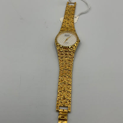 Gruen Precision Quartz Gold Tone Watch