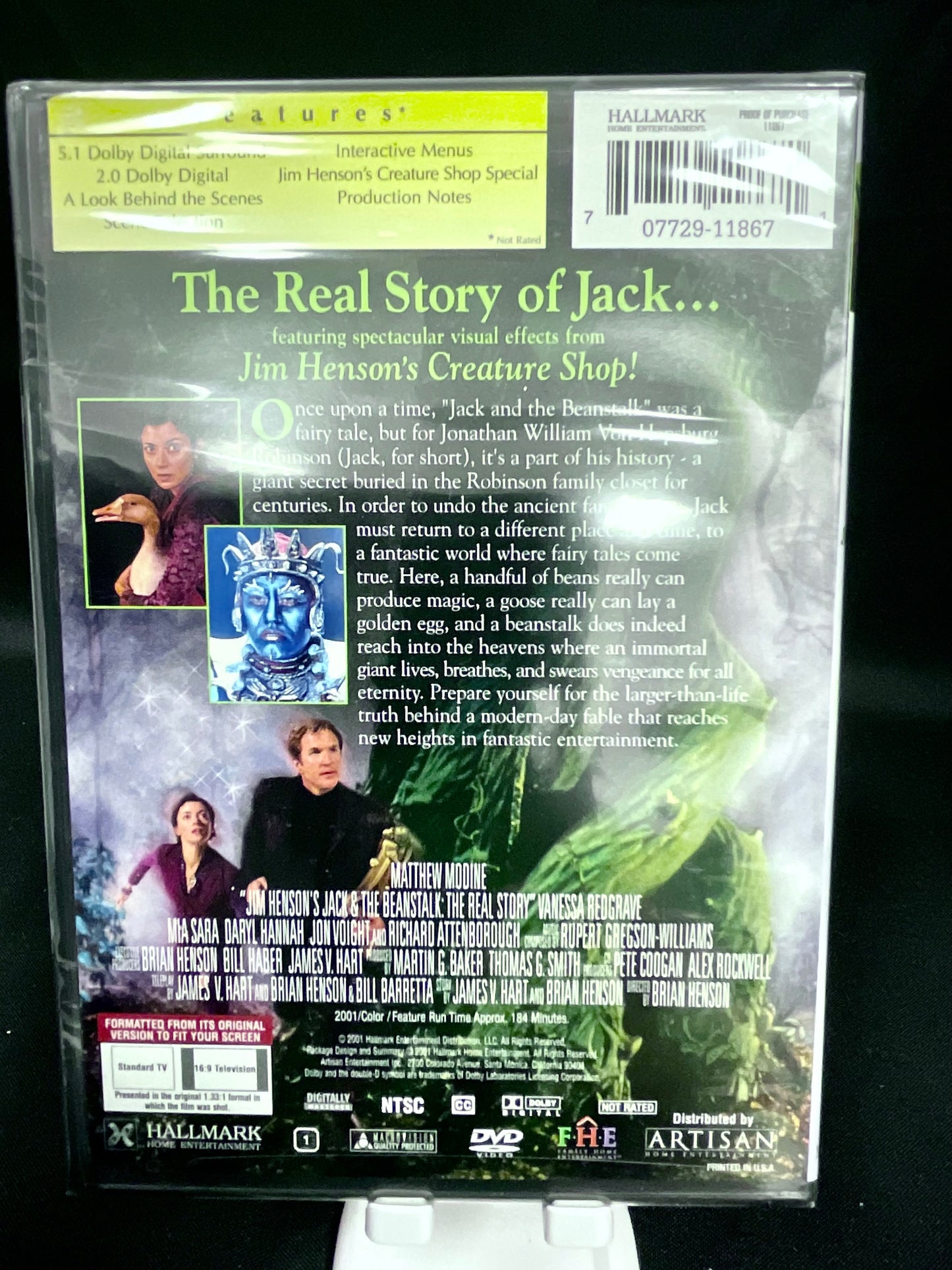 Jack & The Beanstalk The Real Story Jim Henson DVD New Factory Sealed