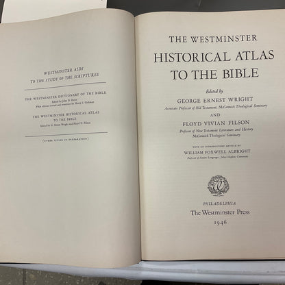 The Westminster Historical Atlas To The Bible