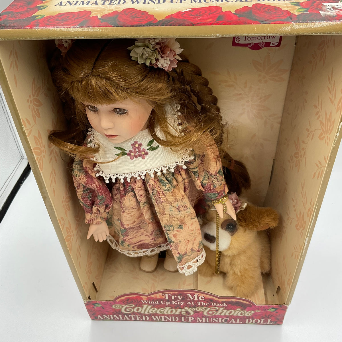 Vintage Collector’s Choice Wind Up Musical Doll Tested & Works